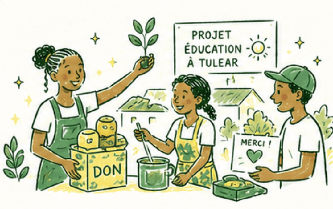 Illustration : une association mobilise des soutiens autour d'un projet local